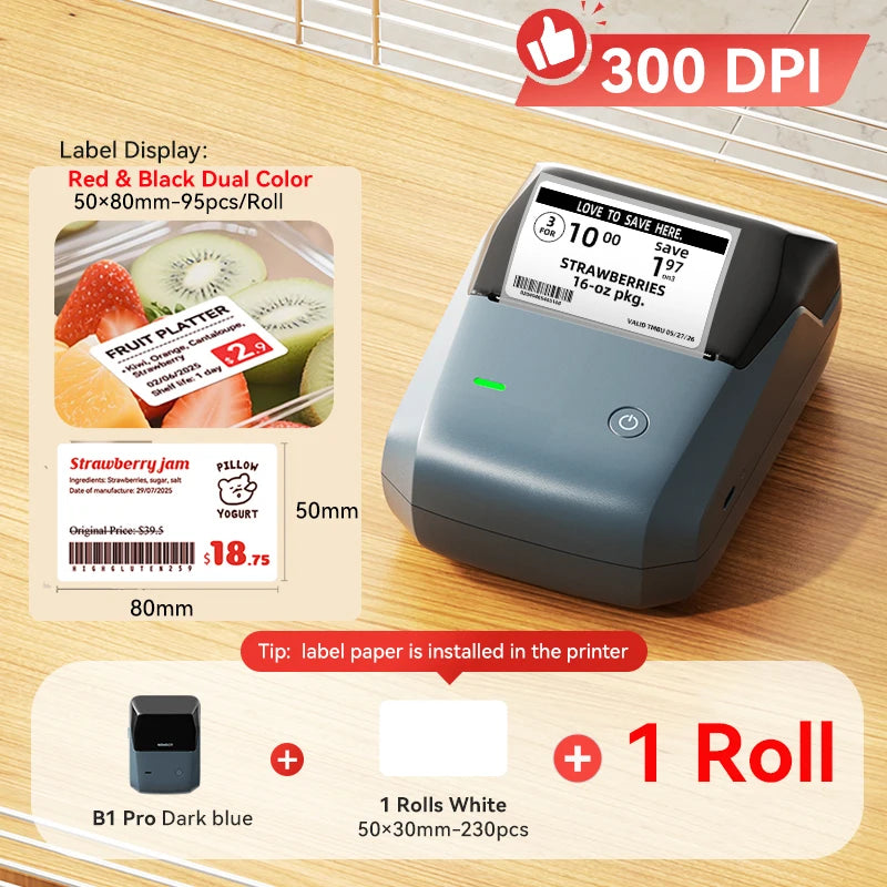 Niimbot B1 - Smart Wireless Label Printer