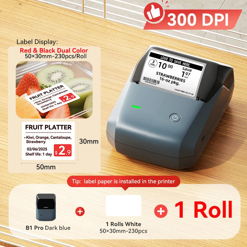 Niimbot B1 - Smart Wireless Label Printer