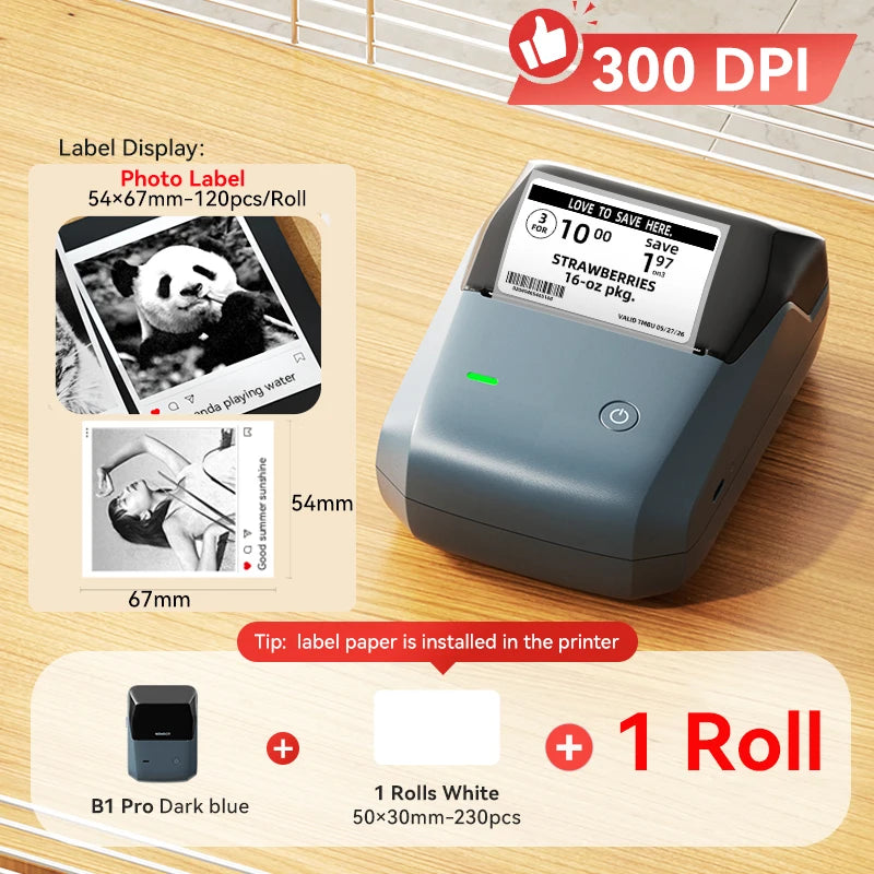 Niimbot B1 - Smart Wireless Label Printer